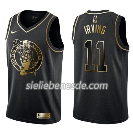 Herren NBA Boston Celtics Trikot Kyrie Irving 11 Nike Schwarz Golden Edition Swingman